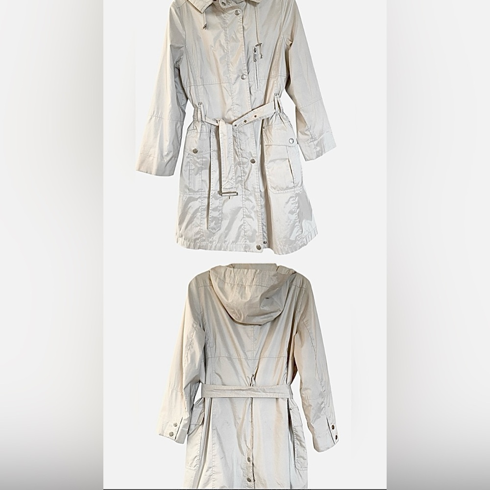 Trench hooded raincoat M